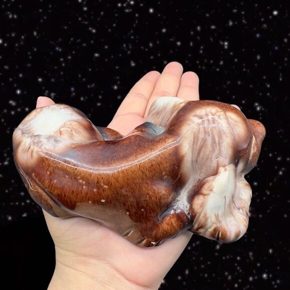 Vintage 1940's Lichten Ware Boston Figurine Dog Amanda Hand Made Pottery Figure - Picture 10 of 12